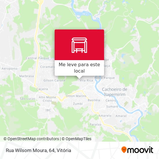 Rua Wilsom Moura, 64 mapa
