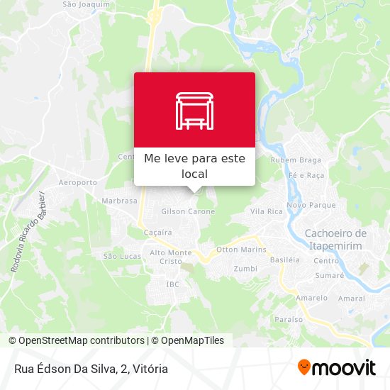 Rua Édson Da Silva, 2 mapa
