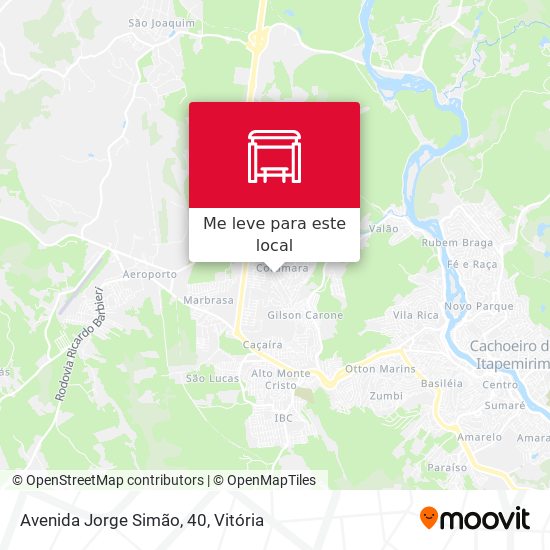Avenida Jorge Simão, 40 mapa