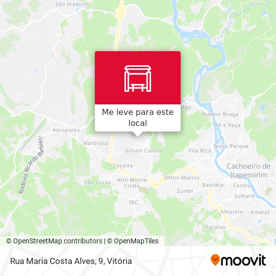 Rua Maria Costa Alves, 9 mapa
