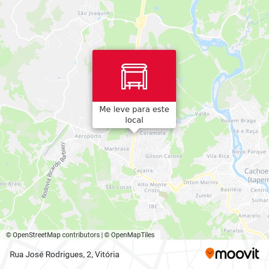 Rua José Rodrigues, 2 mapa