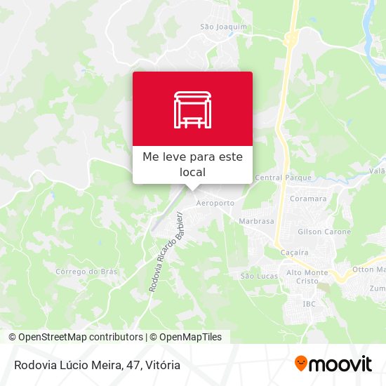 Rodovia Lúcio Meira, 47 mapa