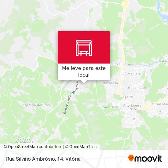 Rua Silvino Ambrósio, 14 mapa