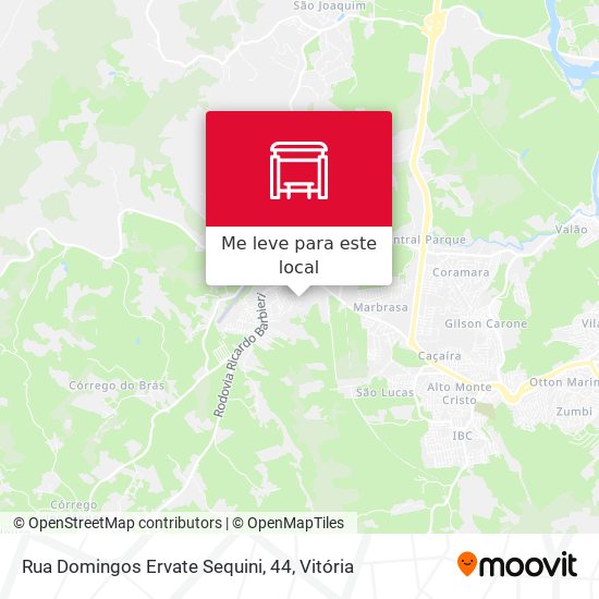 Rua Domingos Ervate Sequini, 44 mapa