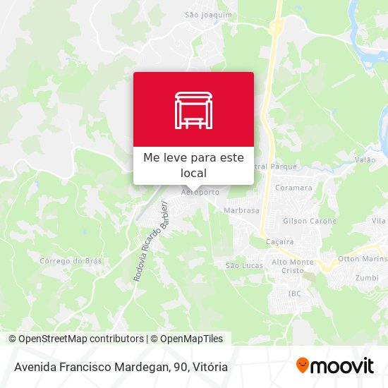 Avenida Francisco Mardegan, 90 mapa