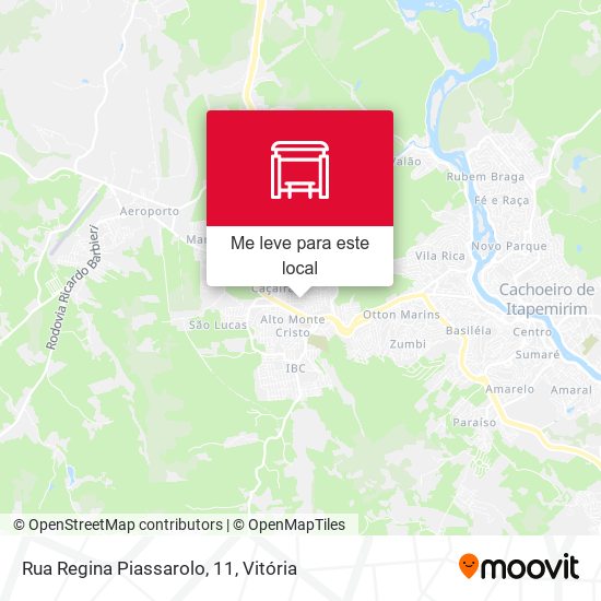 Rua Regina Piassarolo, 11 mapa