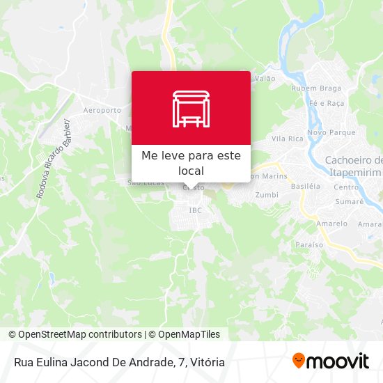 Rua Eulina Jacond De Andrade, 7 mapa