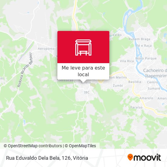 Rua Eduvaldo Dela Bela, 126 mapa
