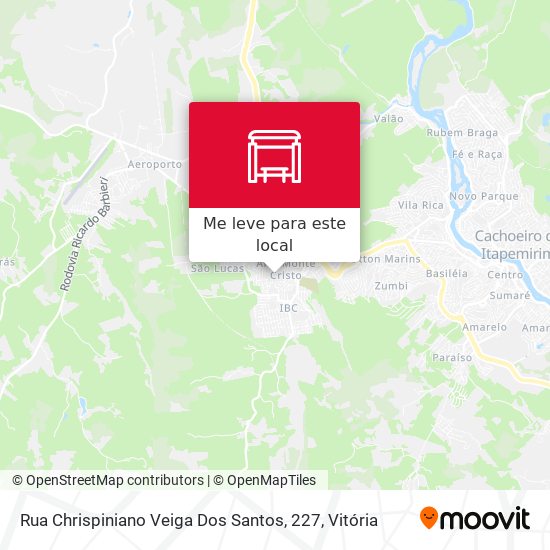 Rua Chrispiniano Veiga Dos Santos, 227 mapa