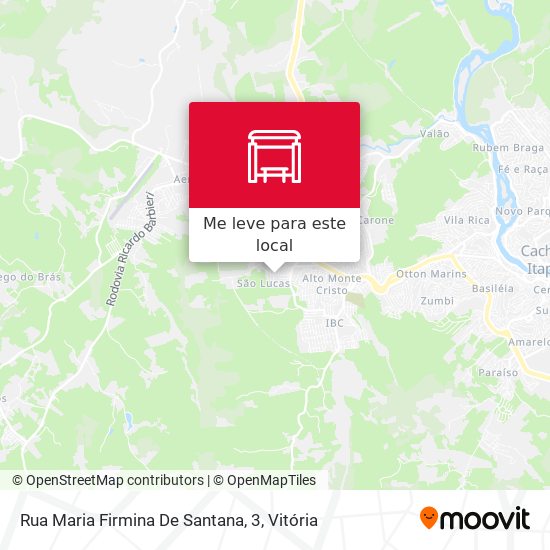 Rua Maria Firmina De Santana, 3 mapa