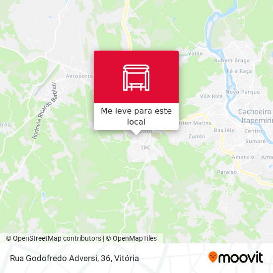Rua Godofredo Adversi, 36 mapa