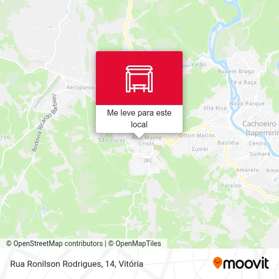 Rua Ronilson Rodrigues, 14 mapa