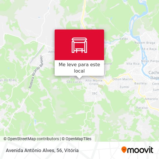 Avenida Antônio Alves, 56 mapa