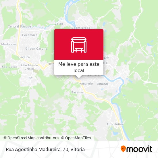 Rua Agostinho Madureira, 70 mapa