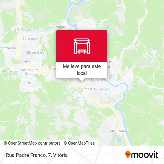 Rua Padre Franco, 7 mapa