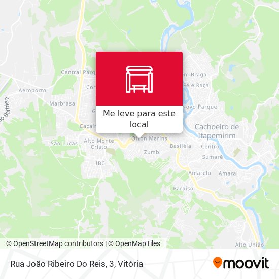 Rua João Ribeiro Do Reis, 3 mapa