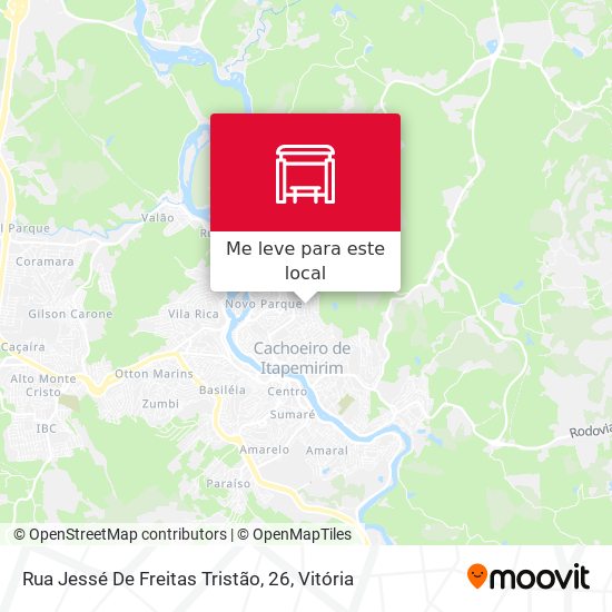 Rua Jessé De Freitas Tristão, 26 mapa