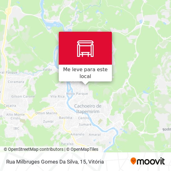 Rua Milbruges Gomes Da Silva, 15 mapa