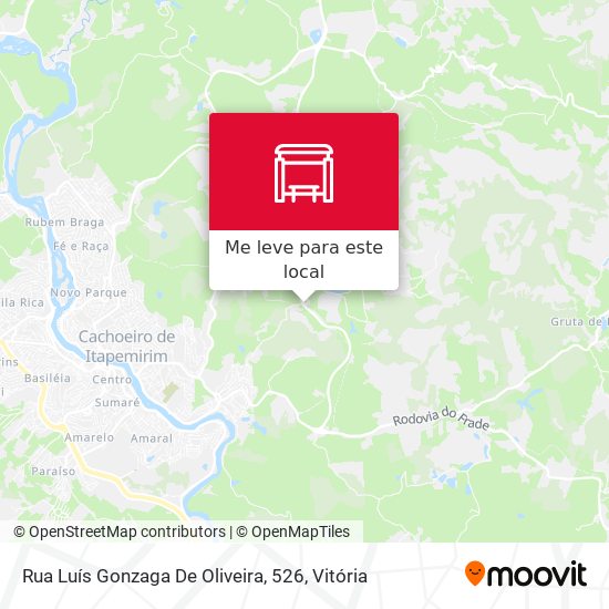 Rua Luís Gonzaga De Oliveira, 526 mapa