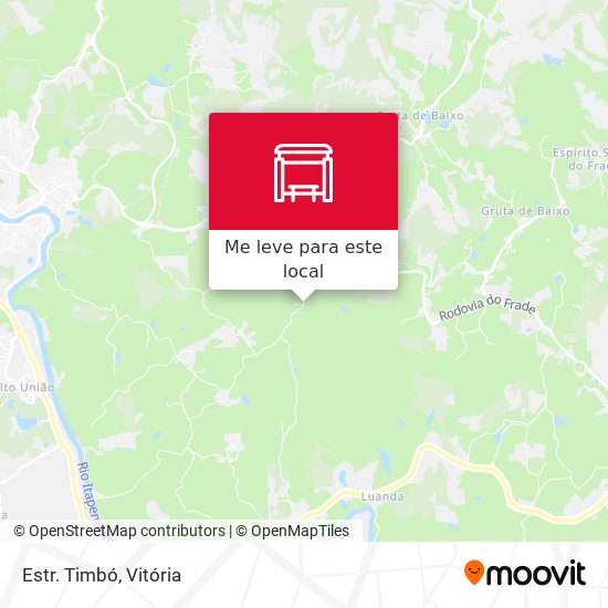 Estr. Timbó mapa
