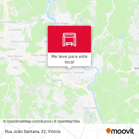 Rua João Santana, 32 mapa