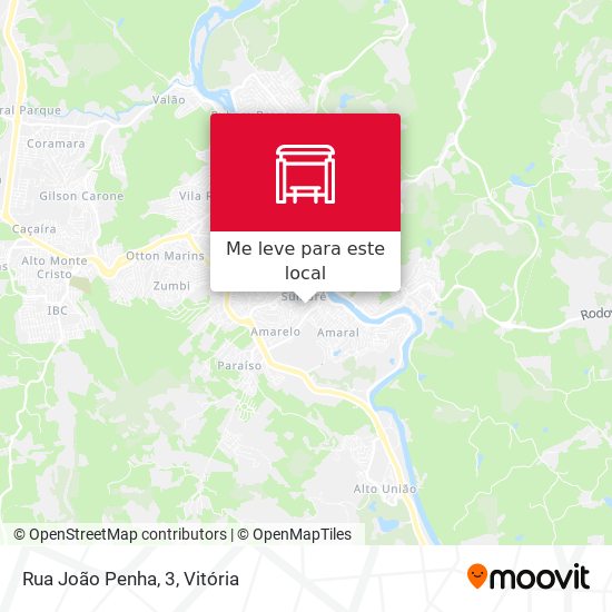 Rua João Penha, 3 mapa