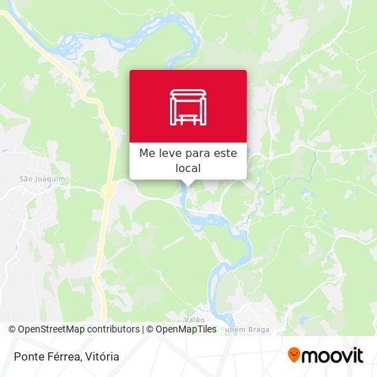 Ponte Férrea mapa