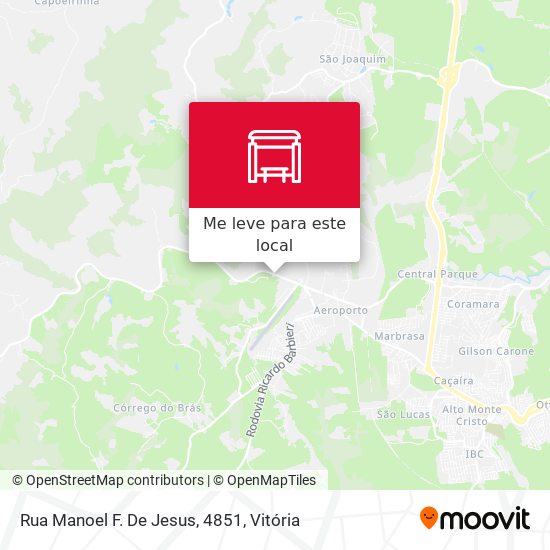 Rua Manoel F. De Jesus, 4851 mapa