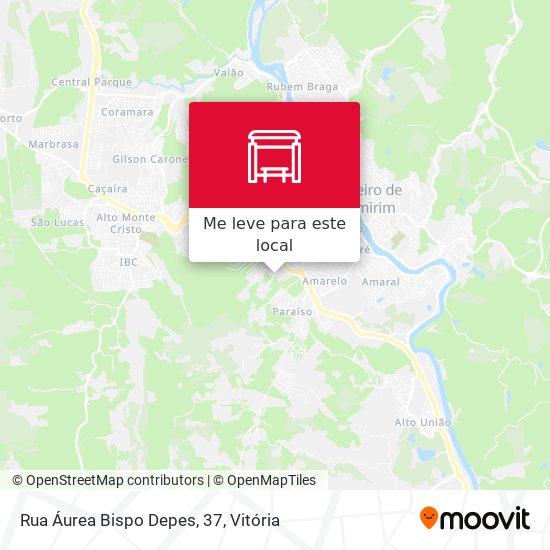 Rua Áurea Bispo Depes, 37 mapa