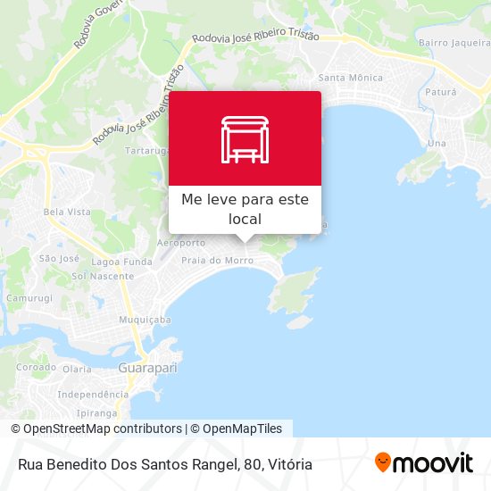 Rua Benedito Dos Santos Rangel, 80 mapa