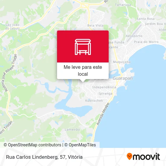 Rua Carlos Lindenberg, 57 mapa