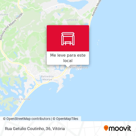 Rua Getulio Coutinho, 36 mapa