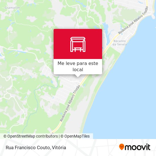 Rua Francisco Couto mapa
