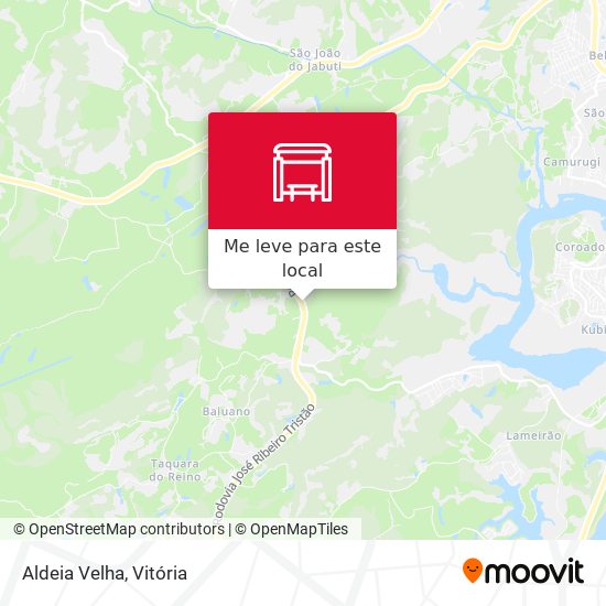 Aldeia Velha mapa