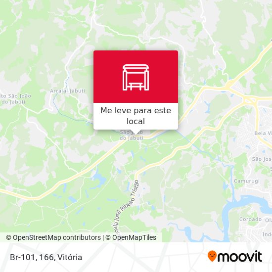 Br-101, 166 mapa