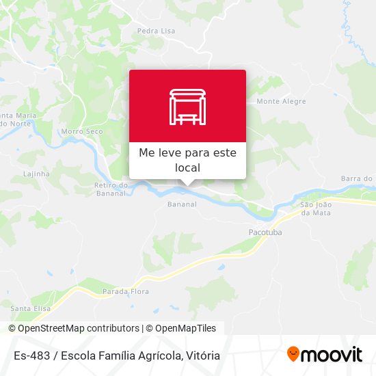 Es-483 / Escola Família Agrícola mapa