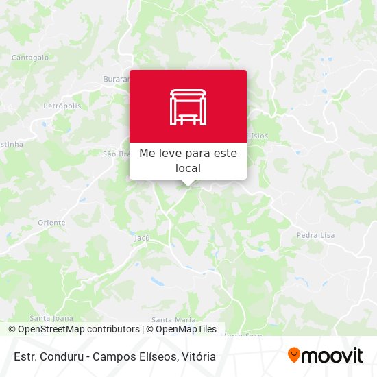 Estr. Conduru - Campos Elíseos mapa