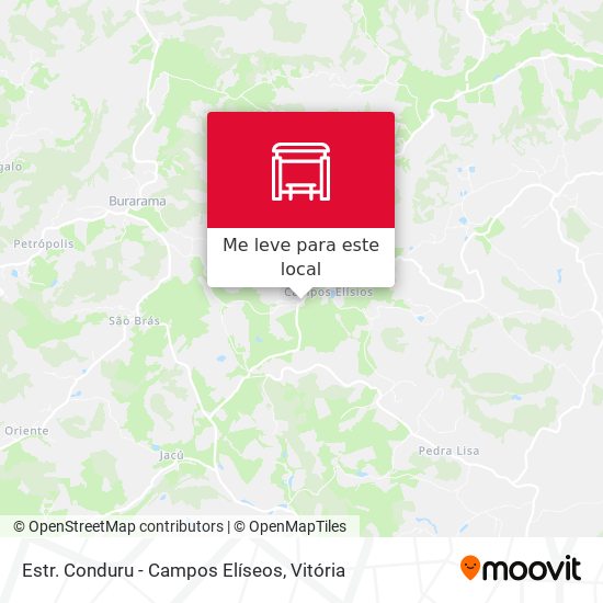 Estr. Conduru - Campos Elíseos mapa