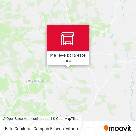 Estr. Conduru - Campos Elíseos mapa
