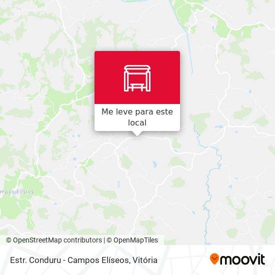 Estr. Conduru - Campos Elíseos mapa