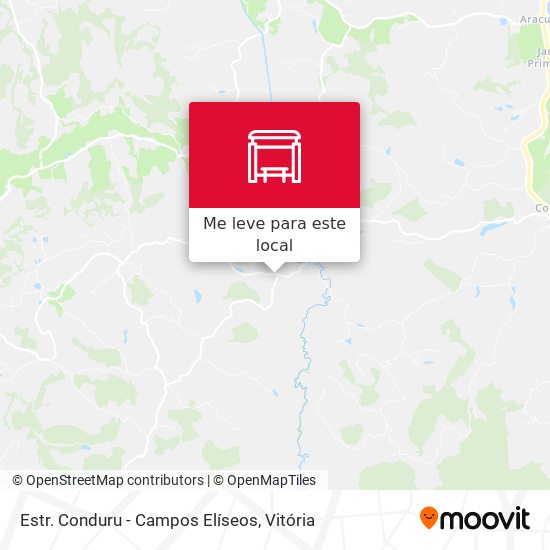 Estr. Conduru - Campos Elíseos mapa