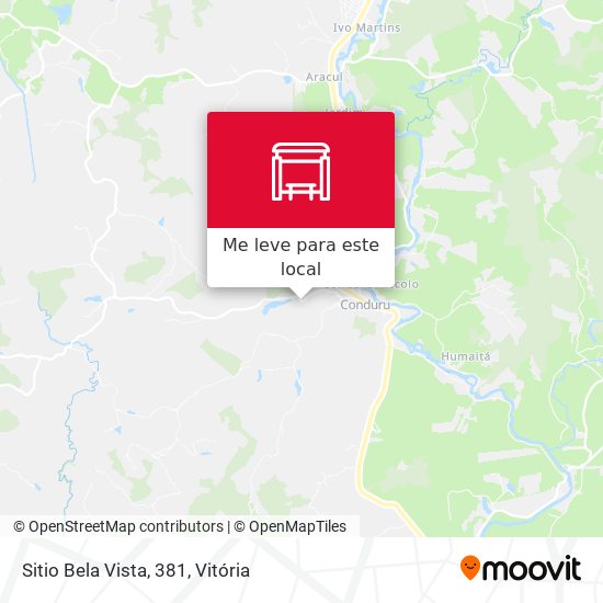 Sitio Bela Vista, 381 mapa