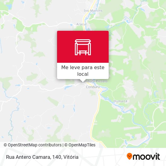Rua Antero Camara, 140 mapa