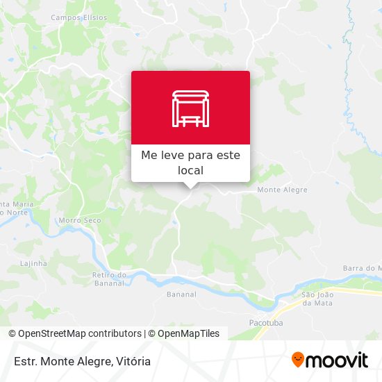 Estr. Monte Alegre mapa