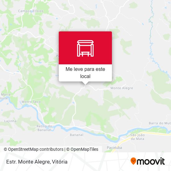 Estr. Monte Alegre mapa