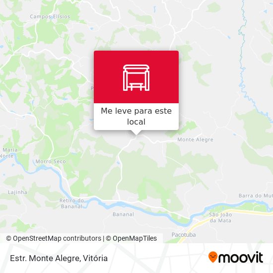 Estr. Monte Alegre mapa