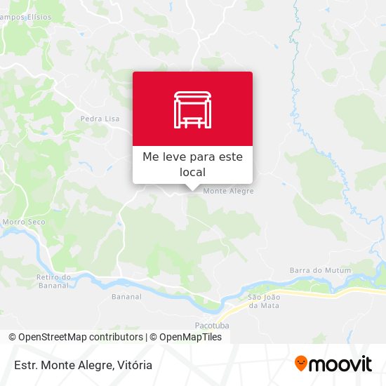 Estr. Monte Alegre mapa
