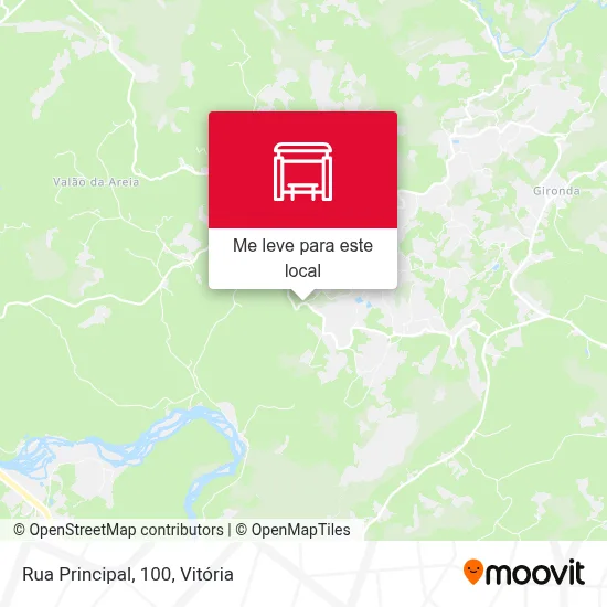 Rua Principal, 100 mapa