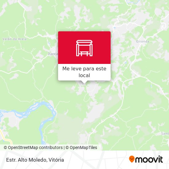 Estr. Alto Moledo mapa
