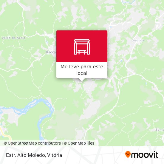 Estr. Alto Moledo mapa